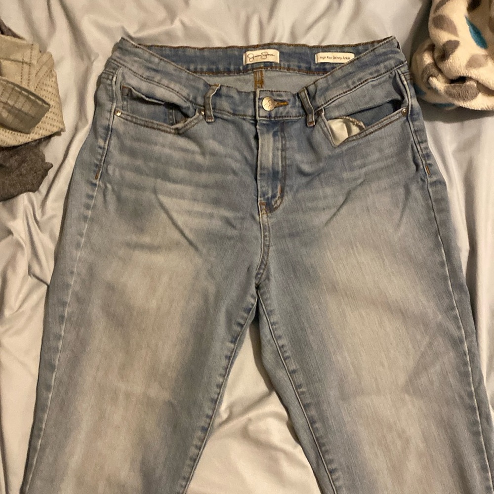 Jessica Simpson high rise skinny ankle pants